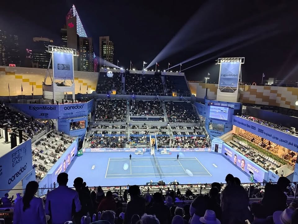 Centre Court at Khalifa International Tennis and Squash Complex, Doha