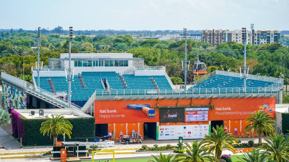 Grandstand at Hard Rock Stadium