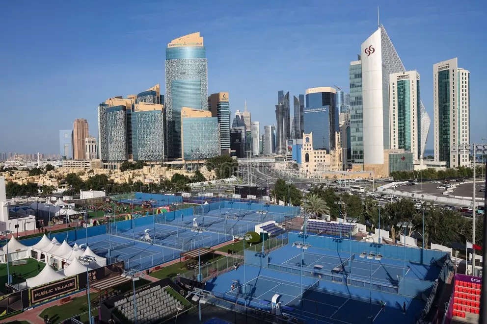 Centre Court at Khalifa International Tennis and Squash Complex, Doha